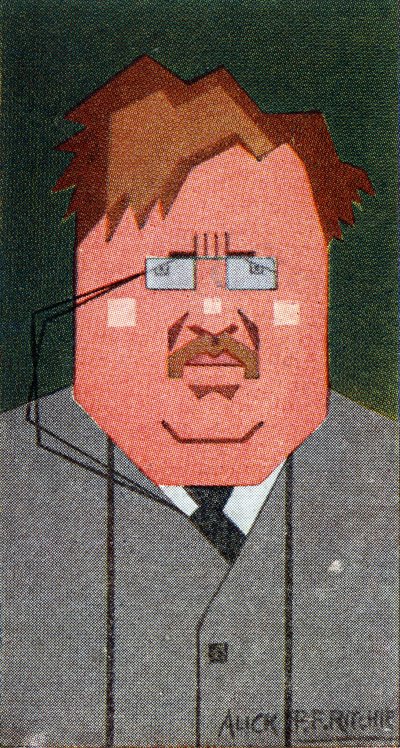 G. K. Chesterton, 1926 by Alick P. F. Ritchie